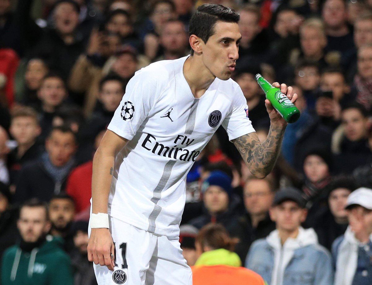 ODDSbible's tweet photo. Di Maria had more beers (1) than Alexis Sanchez had shots, crosses, dribbles &amp; key passes combined (0) https://t.co/uRFnecXFlR
