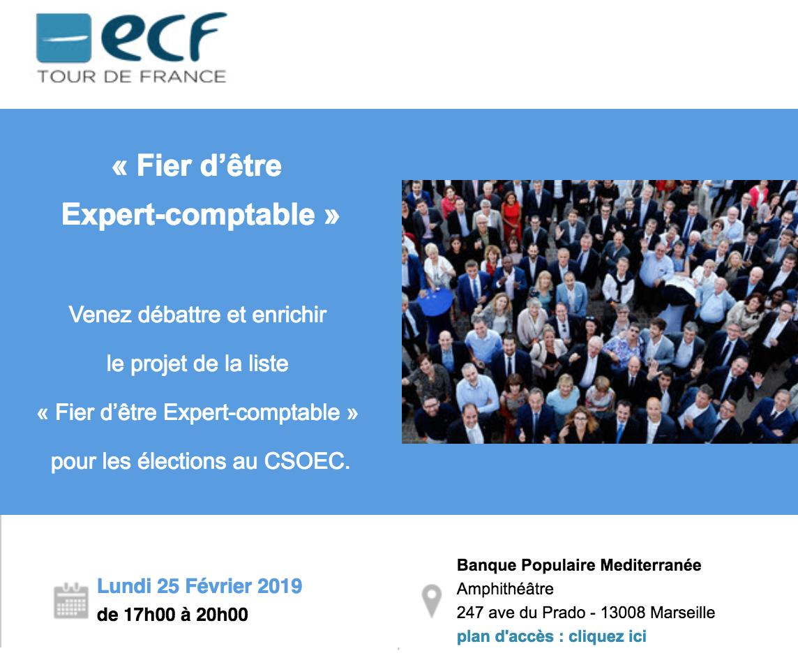 syndicatECF's tweet photo. Venez débattre et enrichir le #projet de la #liste « Fier d’être Expert-comptable » pour les #élections @CSOEC autour de @lcanesi et @JLFlabeau pour une profession ambitieuse, forte et respectée le 25/02 à Marseille
Infos▶ https://t.co/UM7WVnVv7X
#FierdetreEC #AvenirProfession https://t.co/OhHpuebl3N