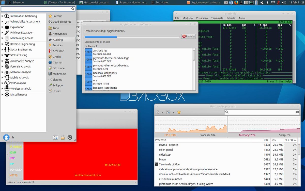 Vinc_Cund's tweet image. Oggi aggiorniamo la mia  distro preferita #linux  #backbox