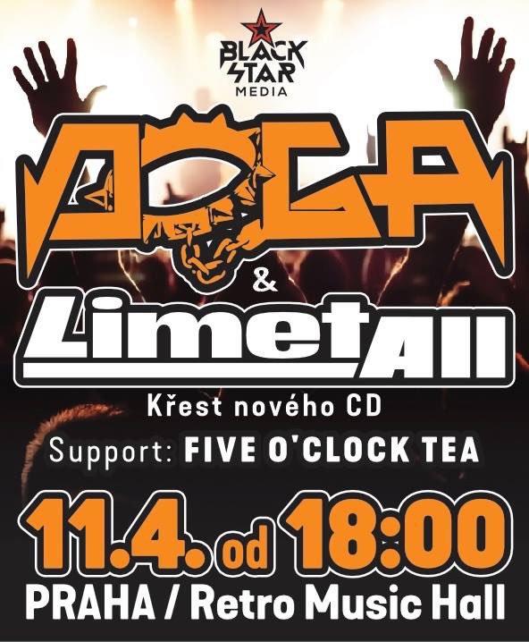 Zveme všechny fanoušky rockové muziky do Retro Music Hall, kde se vám 11. dubna představí na jednom koncertním pódiu populární rockové formace Doga a Limet_All! 🤘

Hostem večera bude partička Five o'clock. 🤩

Lupeny koupíš na TicketLIVE!