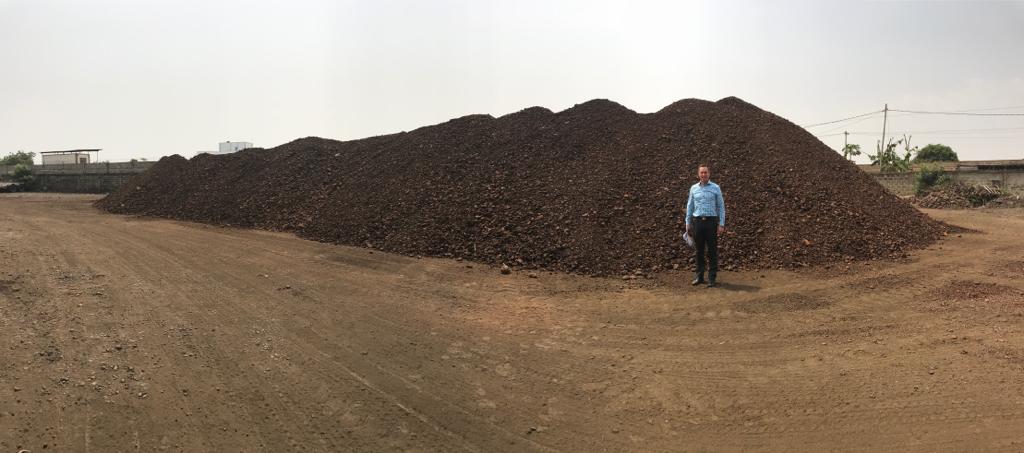 kerasplc's tweet photo. 2 weeks since we began trucking the processed #manganese ore from our 10,000t bulk sampling programme at #Nayega.  We have already amassed 4,000t at a secure location near Port Lome ahead of shipping in late February.  Nayega is progressing into the next stage of development #KRS https://t.co/p3ABd0lUa6