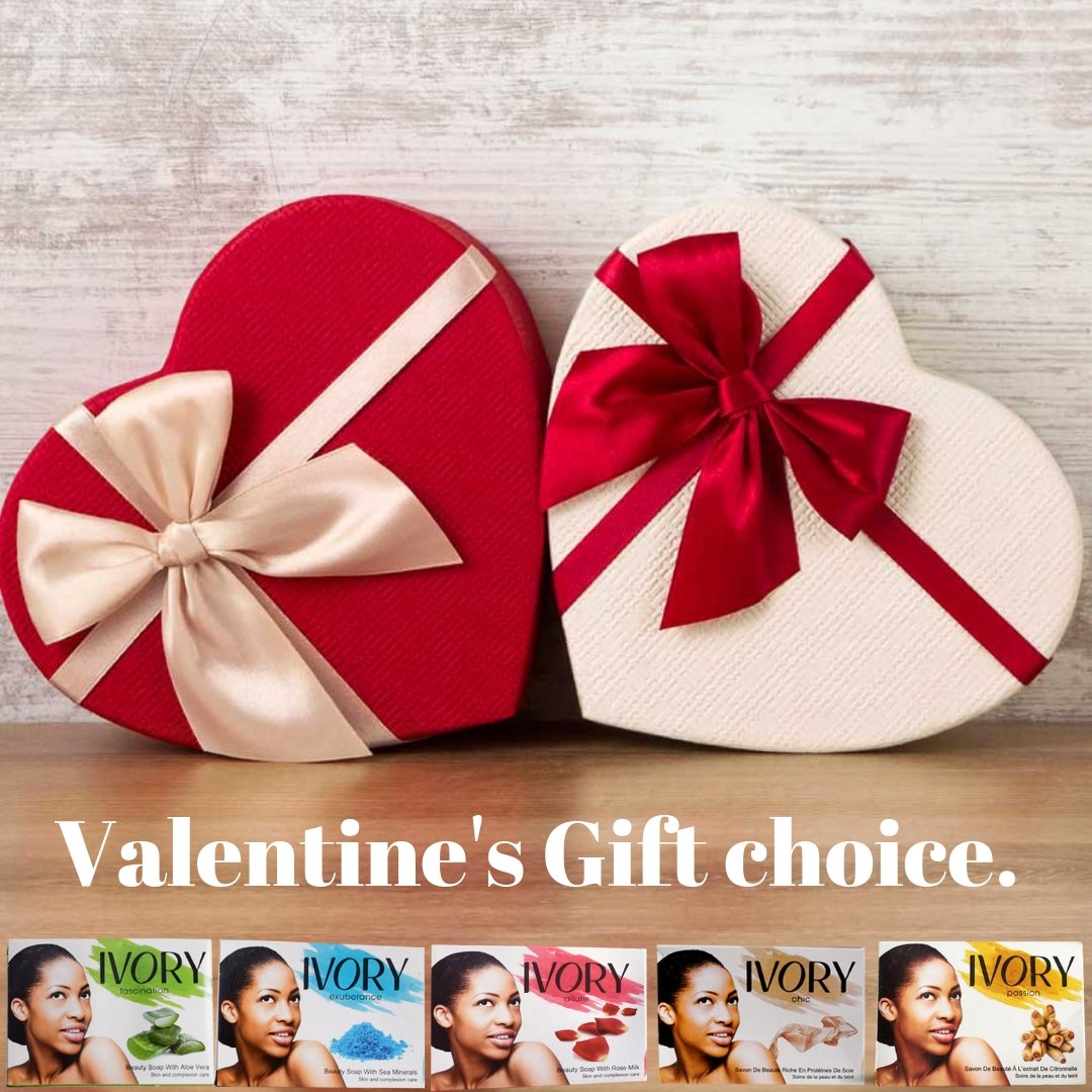 IvoryGivanas's tweet photo. It's valentine season again. There are many options out there like cake, chocolate, wine, etc. Don't forget to add your favorite Ivory beauty soap for your loved ones.

#IvoryBeautySoap #SkinLove #IvoryBeauty #RefreshingBath #IvoryCares https://t.co/mz0L3iQhLP