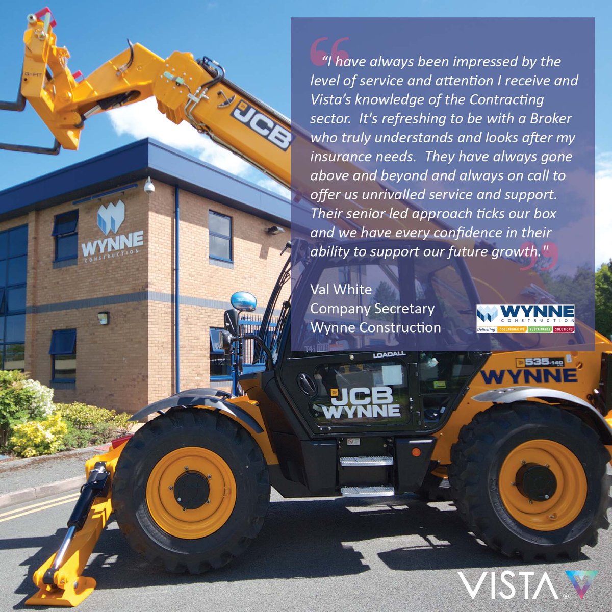 Letting our clients do the talking...
Thanks for the kind words <a href="/WynneConstruct/">Wynne Construction</a>