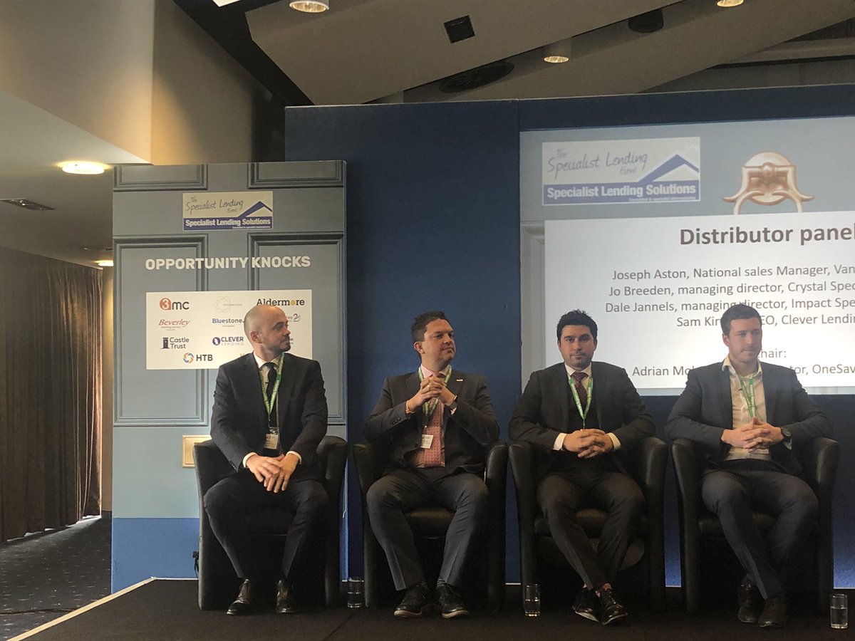 CrystalS_F's tweet photo. Here he is. @BreedenJoey joins the distributor panel #TSLE2019 “Specialist lending is all about supporting brokers and customers with the right solutions and managing the relationships” https://t.co/yF4oh9kmPE