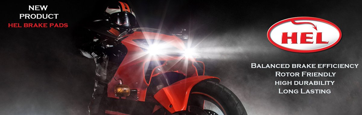 Hi_level's tweet photo. 🏍️ New product - Hel Brake Pads Now Available! Give our team a call for more information on 01302 890400 or visit https://t.co/DUdAg4npBi to download our application guide! 🏍️ https://t.co/Hq7zU8zXV2