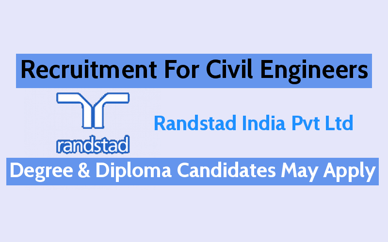 Engineering Hint Randstad India Pvt Ltd Recruitment For Civil Engineers Degree Diploma Candidates May Apply T Co K3cjydvxq7 T Co F6omcbpvpc
