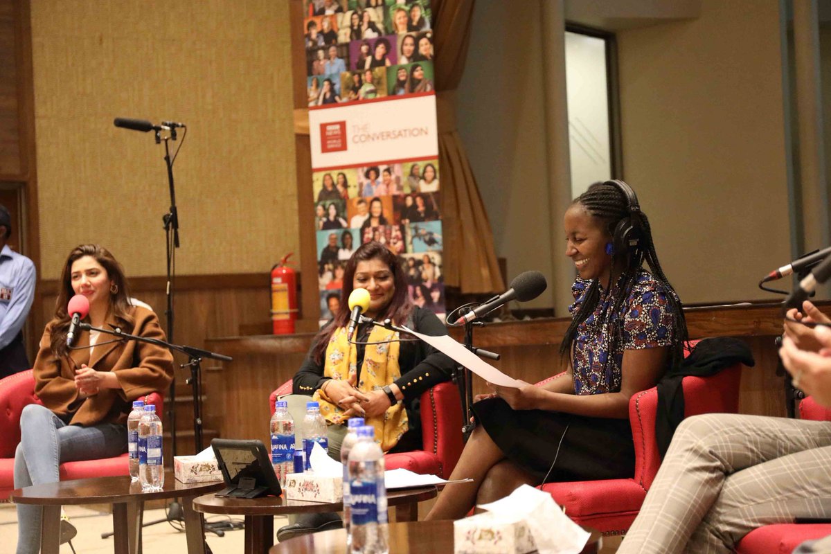 ibakhiofficial's tweet photo. IBA, Karachi hosted an event for the BBC titled, The Conversation. The event comprised of a panel discussion and  panellists included Pakistan’s football captain Hajra Khan,  actress Mahira Khan,  comedian Faiza Saleem and lawyer and internet activist Nighat Daad. 
#IBA #BBC https://t.co/wMEVwm3k3O