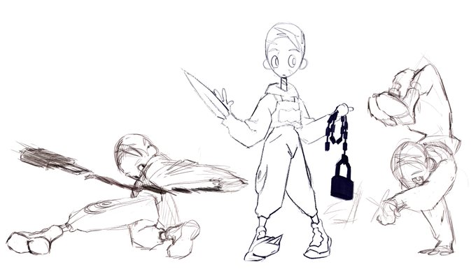 some poses 
