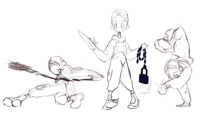 some poses 