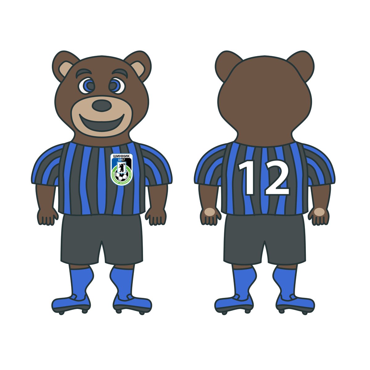 PR_Prioritet's tweet image. Нарисовали маскота для ФК Шинник Ярославль. Его можно использовать на любых носителях и на любой атрибутике)
