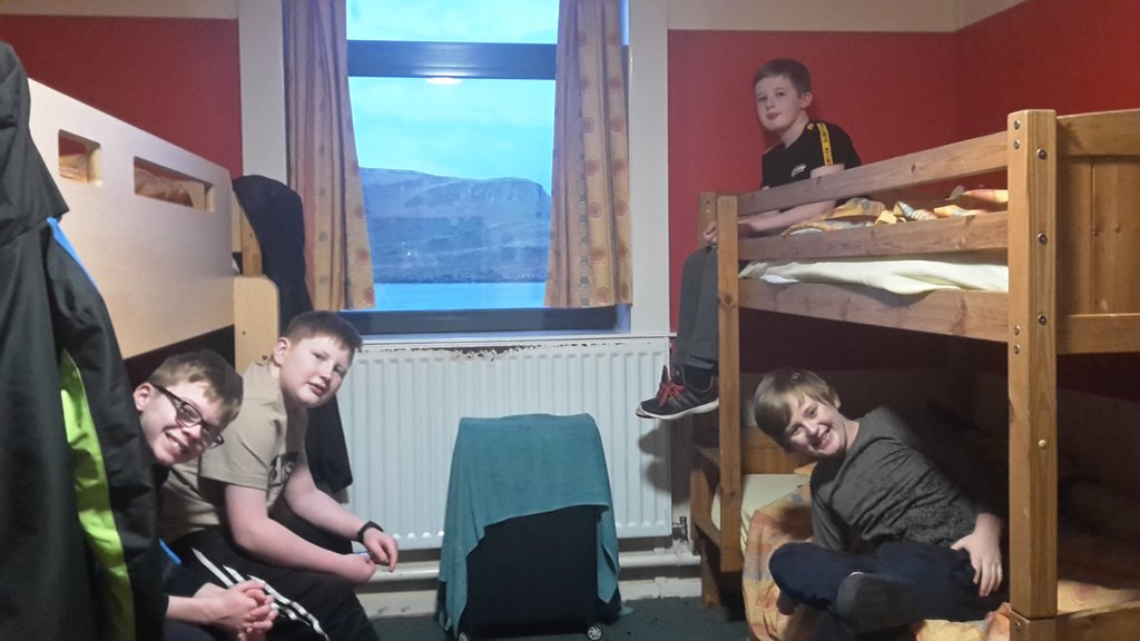 Boys all wakened and happy, ready for another busy day 😀 #kilbowie2019