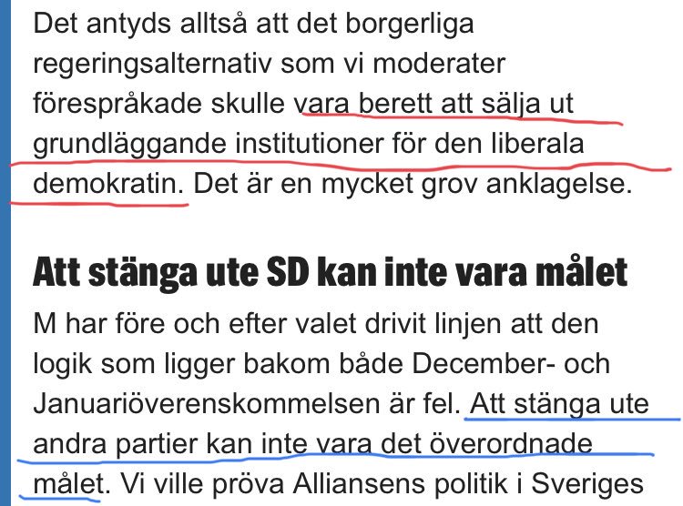 anderslindberg's tweet photo. Intressant självmål.

Löfven anklagar M för att inte vilja stänga ute SD.

M svarar att han har fel. För de vill inte stänga ute SD.

Tror M får jobba lite till på sin eftervalsanalys.
https://t.co/2l3gawr3h8 https://t.co/wp1vzRDfkY