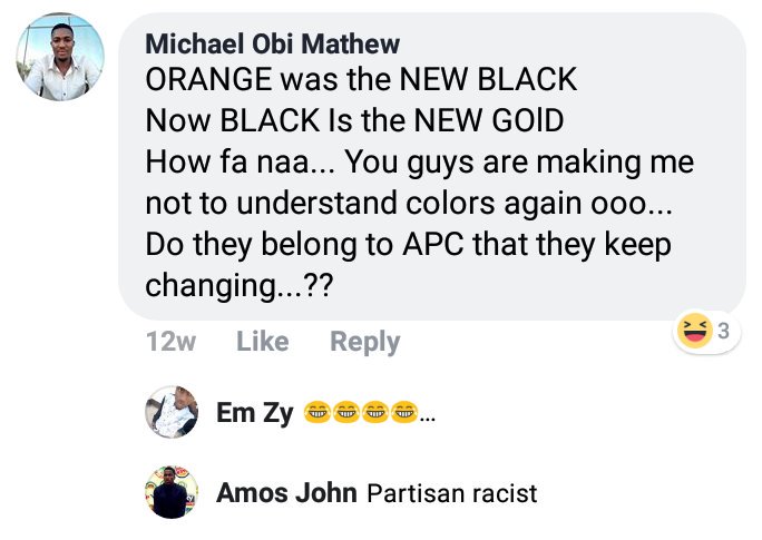 mickely5907's tweet image. When colours are getting into politics.. 😀 #NaijaVirals #Trailerjamshow