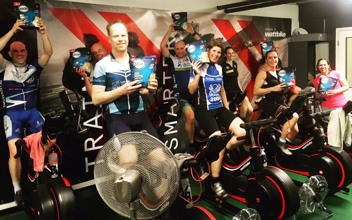 Thank you <a href="/VifitSportNL/">Vifit Sport</a> for letting us recover like pro’s after a hard ride <a href="/wattbike/">Wattbike</a> amersfoort #testbunnys #racerecoverrepeat