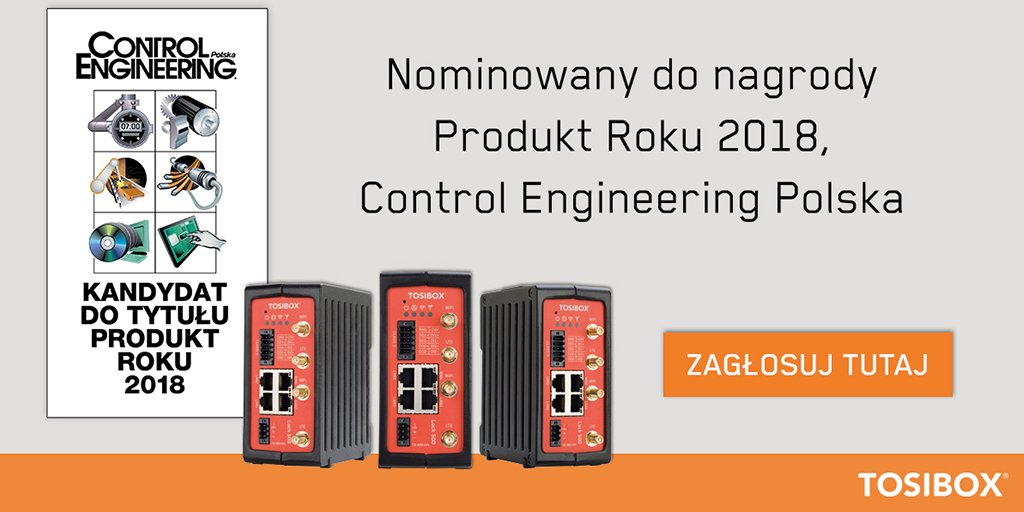 Help TOSIBOX® Lock 500 win Control Engineering Poland's Product of the Year 2018 Award! Cast your vote at latest this Friday, February 15th. tosibox.com/tosibox-lock-5… #ProductoftheYear #ControlEngineeringPoland #RemoteMaintenance #DataCollection #IIoT