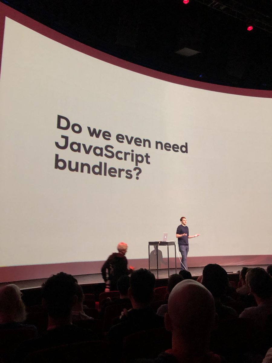 tretton37ab's tweet image. Exciting morning at @Frontend_Love - first up @Jhnnns on future of bundlers followed up by @TheLarkInn on webpack 5! The build system for me is like the garage for the car mechanic. The cooler tools on the walls, the shinier cars/apps we build!/andreas #frontenddeveloperlove