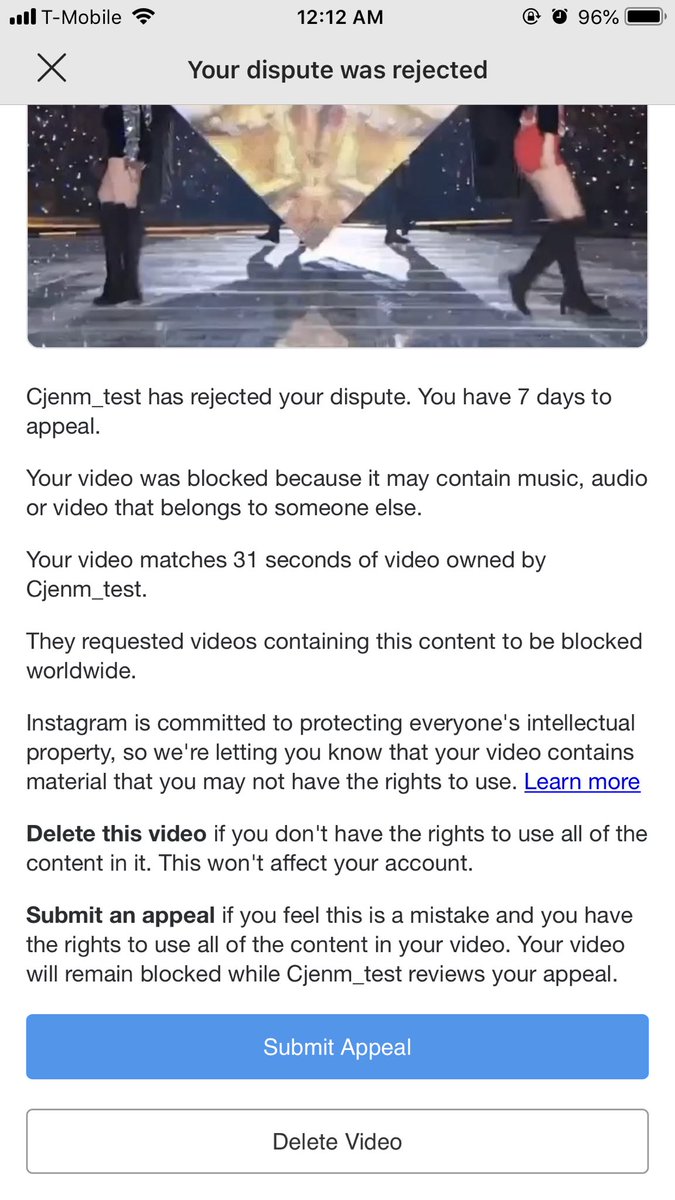 literally what the fuck is this shit instagram is turning into youtube with its shit copyright - i ve been blocked from instagram youtube