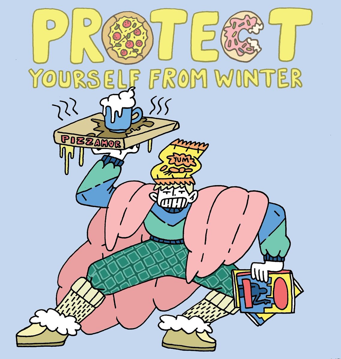 Linehostrup's tweet image. What a cold day! Time to crank up the coziness.