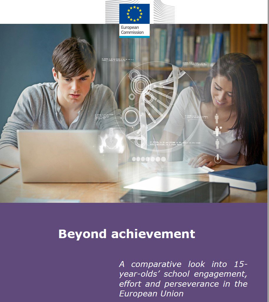 FbkIrvapp's tweet image. Just published! New #EACEA @EU_Commission study authored by @FBKIrvapp on 15-year-olds’ school engagement, effort and perseverance across the European Union. #PISA #LogFiles #ComputerGeneratedData @davazzolini @LorisVergolini publications.europa.eu/en/publication…