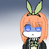 코모리(Korean morikonoko)さんがTwitterに投稿した中野四葉(五等分の花嫁)のイラスト。