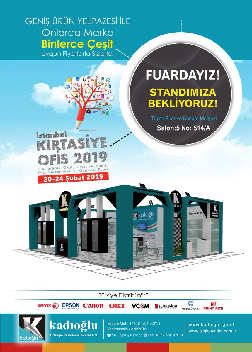 İstanbul  */* KIRTASİYE OFİS 2019