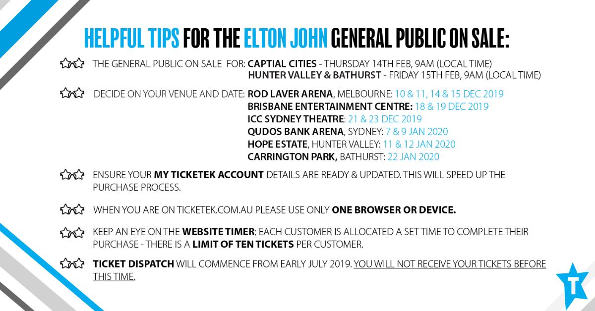 Ticketek Australia On Twitter Get Ready To Feel The Love Elton