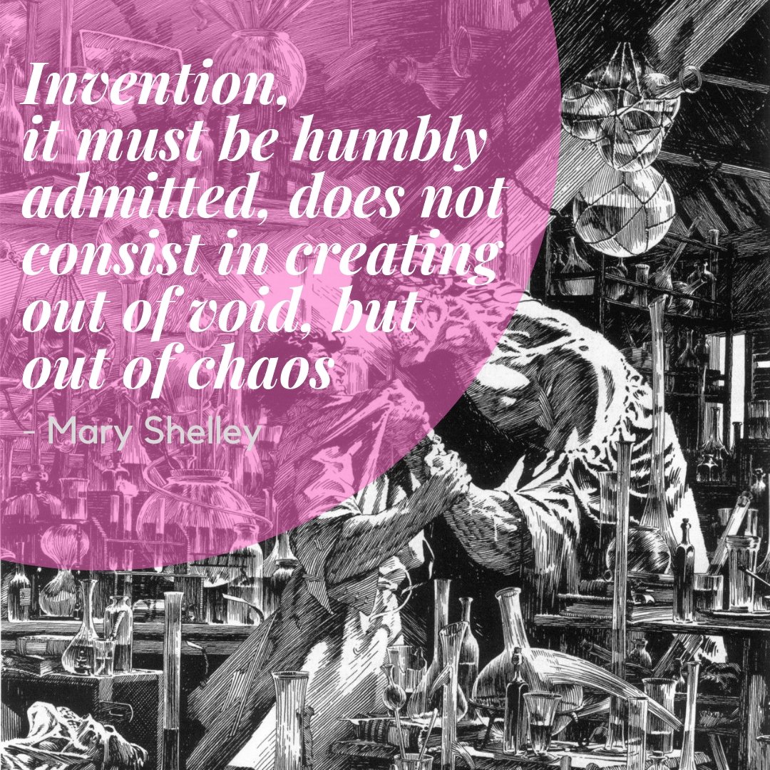 “Dream that my little baby came to life again—that it had only been cold &amp; that we rubbed it by the fire &amp; it lived—I awake &amp; find no baby—I think about the little thing all day. - Mary Shelley
ticketshttps://bit.ly/2BdsTlN 
#WCW #Womanwednesday #Wisdomwednesday #Frankenstein