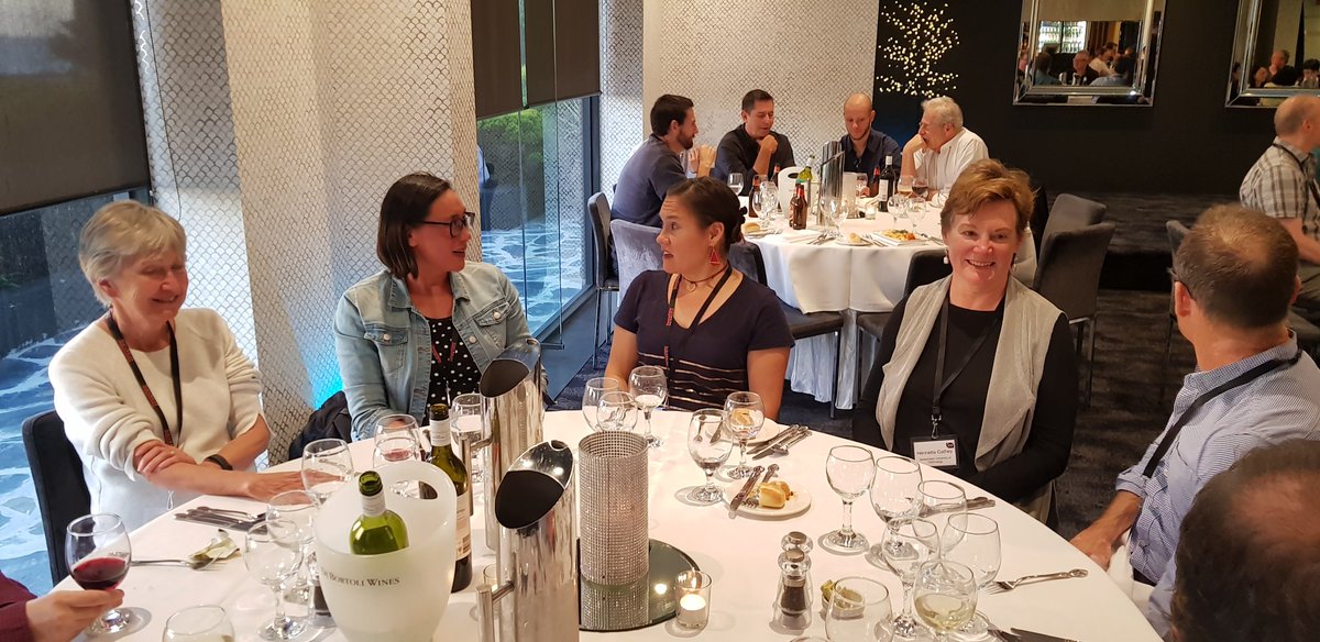 AMASXV's tweet photo. #AMAS2019 @AXT_Australia Dinner https://t.co/aTnmaQ7LjW