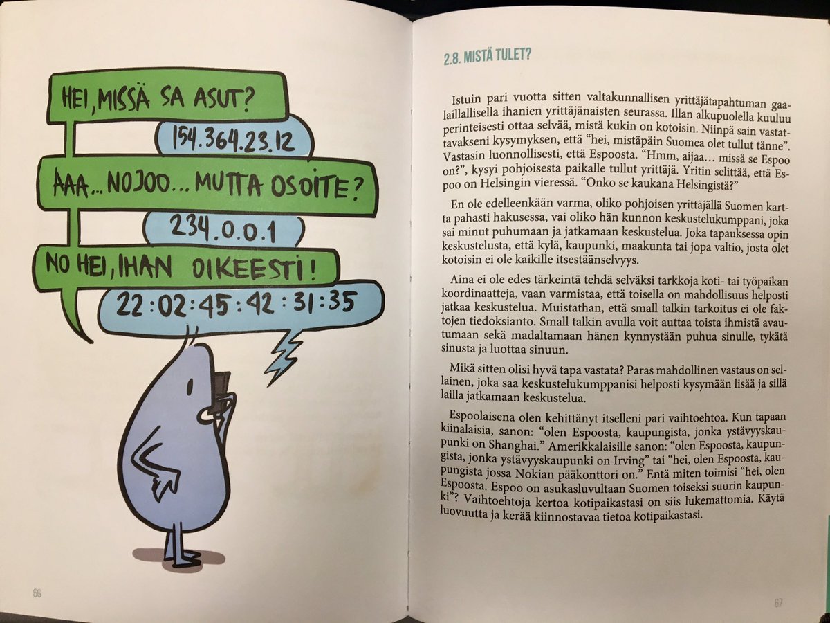 AntolaTuula's tweet photo. Kerro mikä kuulijaa kiinnostaa, sanoo @AideTonts tuoreessa kirjassaan. Jollekin hän kuvaa kotikaupunkiaan @EspooEsbo’ta Shanghain ystävyyskaupunkina, toiselle Nokian pääkonttorikaupunkina, kolmannelle Suomen 2. suurimpana ja neljännelle Helsingin naapurina. #espoohetki #espoo https://t.co/gifZ0e5Z4d