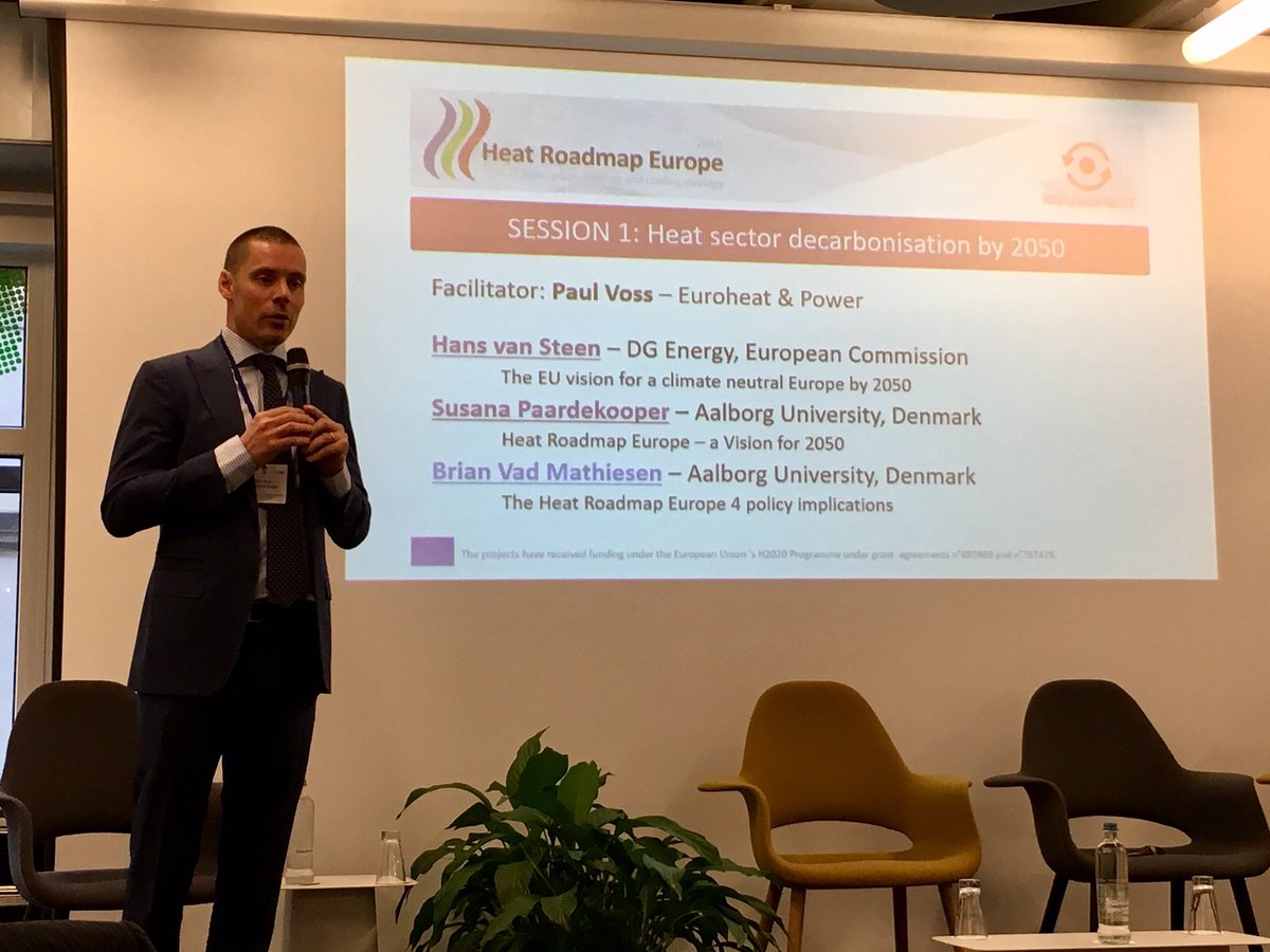 helle_momsen's tweet photo. A decade ago #heating&cooling wasn’t central in EU’s energy roadmaps. Today is the last conference for @HeatRoadmapEU and the results of their work can be seen both in national regulation and in the EU’s new vision for a Clean Planet by 2050. #timeforimplementation #eefirst https://t.co/Db7XefgAaI