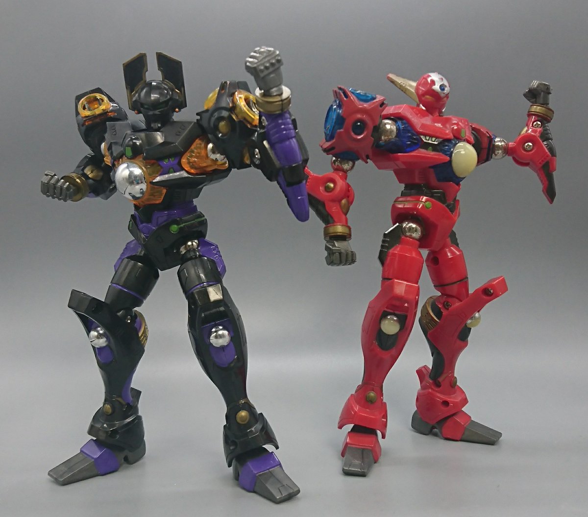 ミクロマン ロボットマンエース クリア ロボットマンバロン ロボットマンクロス タカラ ミクロマン・マグネパワーズ ロボットマンエース＆クロス