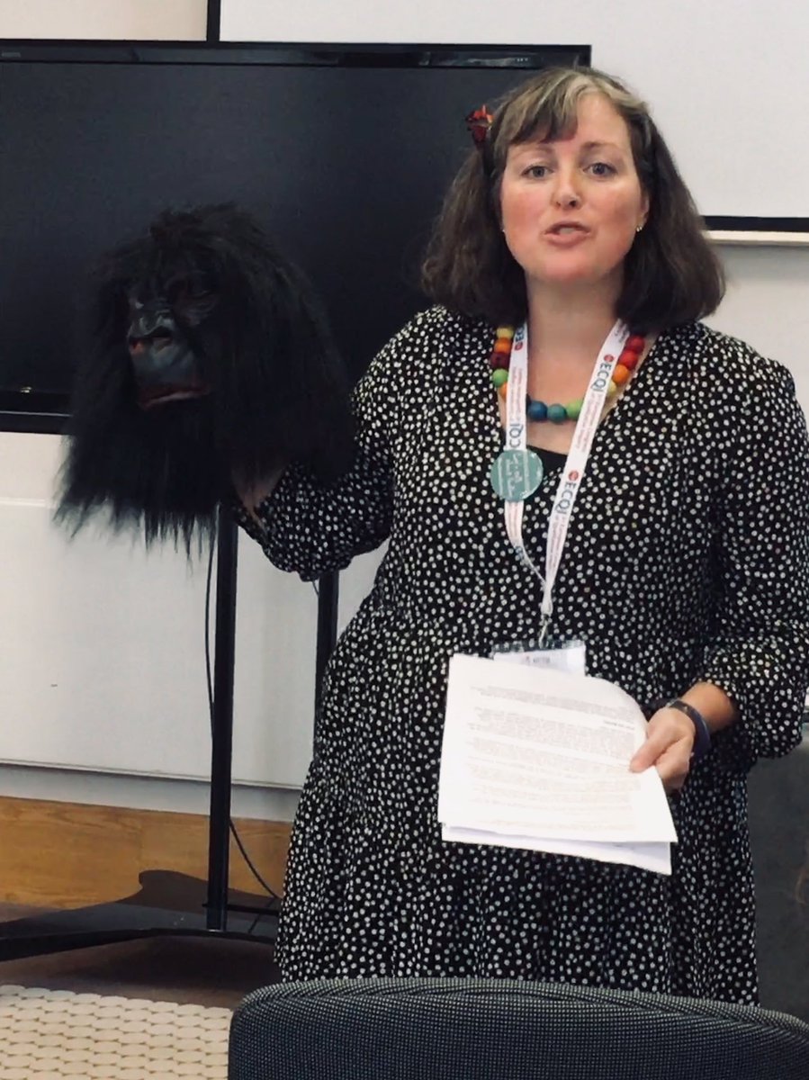 Performative playfulness, how to really enact radical ideas in a sanitised research culture, be a bad girl #ECQI2019