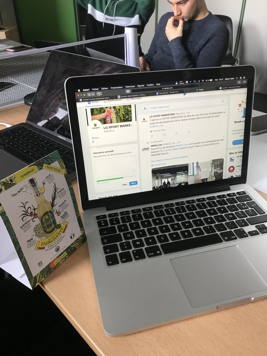 SportLg's tweet photo. Le profil Twitter de l'agence spécialisée dans le développement de starts-up à travers le sport LG SPORT MARKETING en cours de création @AMOS_Lille #SymplesBio https://t.co/SlemVD7wxB