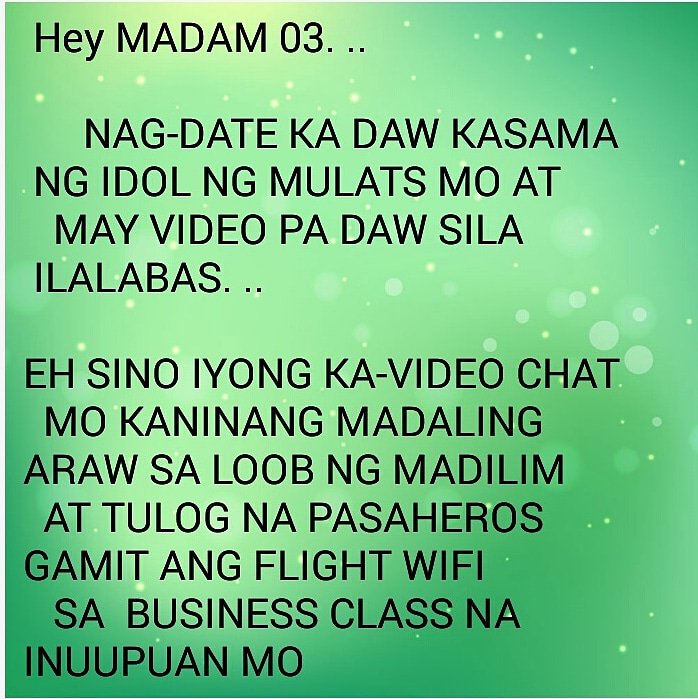 CGE ILABAS NIYO VIDEO NIYO MULATS. .SINO MAPAPAHIYA. .MAGMUKHANG 2 TIMER. .
#ALDUBxADNHappyAccident 
<a href="/mainedcm/">Maine Mendoza</a> <a href="/macmendoza75/">Mary Ann Mendoza</a> <a href="/SHELAVSTAN/">♡ SHEILA MERCADO</a> <a href="/LUVYRAINE/">JOY WANG 101ALDUB</a> <a href="/MaichardArmy/">Maichard Army</a>
