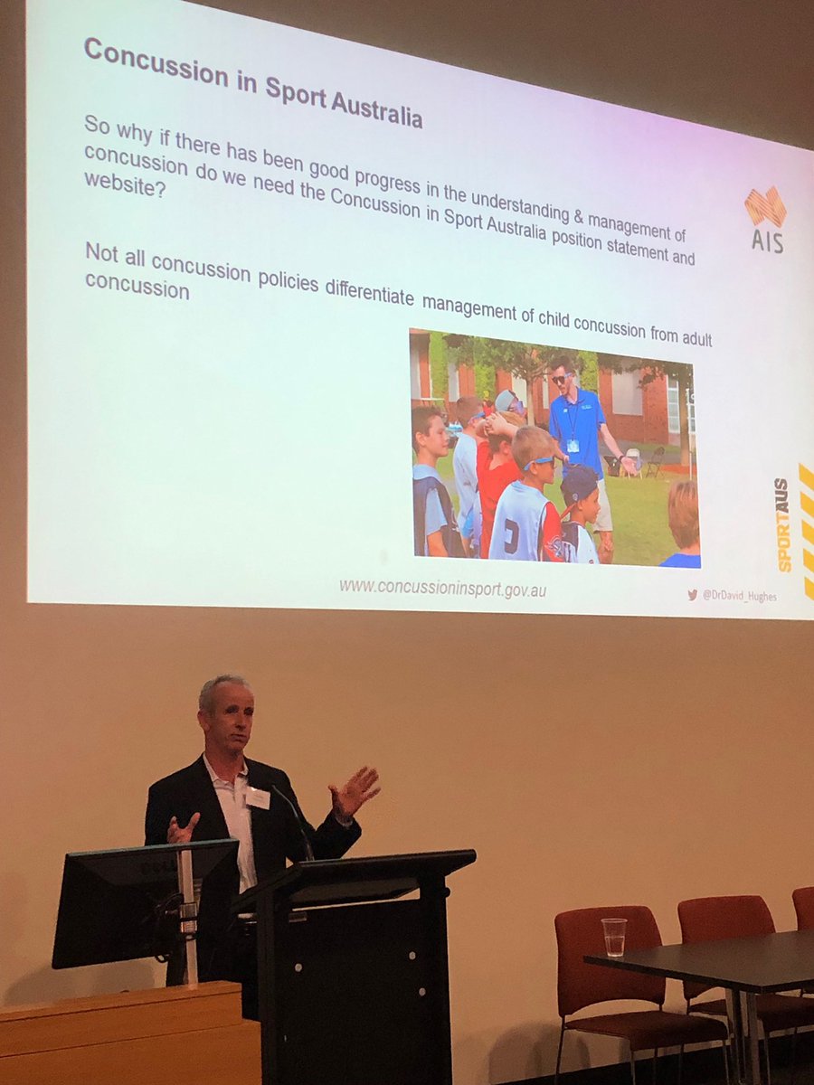 Many thanks to Dr.David Hughes for presenting the AIS/AMA Concussion in Sport Position statement at our symposium today - an invaluable tool for anyone involved in community sport