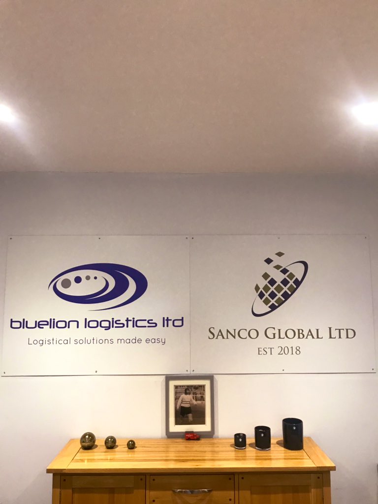 The office is nearly complete #sancoglobal #bluelion #themainman <a href="/SambushellSam/">Sam Bushell Music</a>