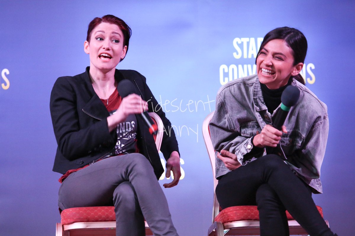 Iridescent_Anny's tweet photo. The way Chyler makes flo laugh🤣💜 https://t.co/pLOblwcNNk