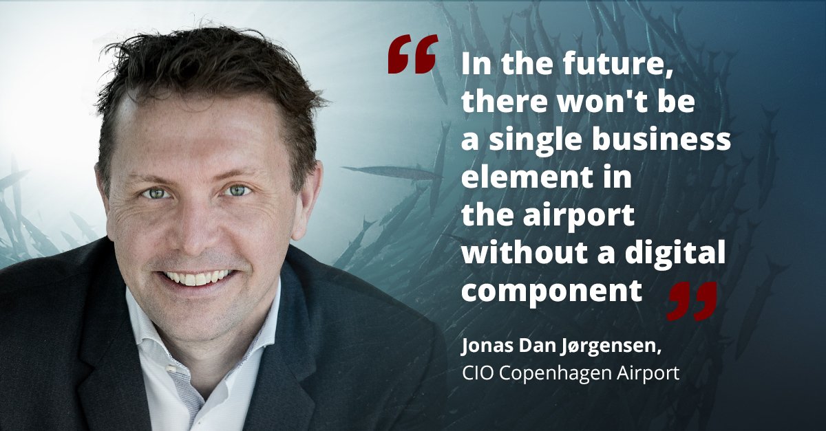 nnit's tweet photo. We asked @CPHAirports’ CIO Jonas Dan Jørgensen how he works with #digitalatscale. Get the case with insights on how @CPHAirports strive to not just to try #digital, but also scale it to create accelerated ROI. Take the test and get access https://t.co/TASOvnEtIv https://t.co/ipKpdhvaRe