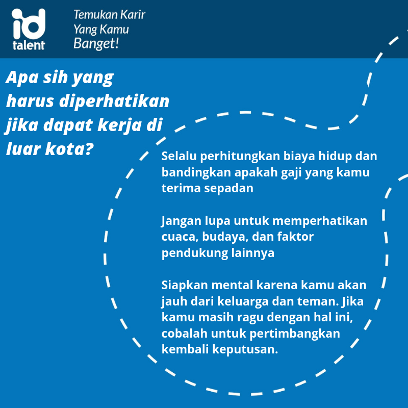 Bekerja di luar kota biasanya menjanjikan banyak hal positif. Tapi jangan lupa ada beberapa hal yang perlu kamu perhatikan sebelum mengambil keputusan.
----------
#talent #talentindonesia
#karir #career #kerja
#tipskarir #careertips