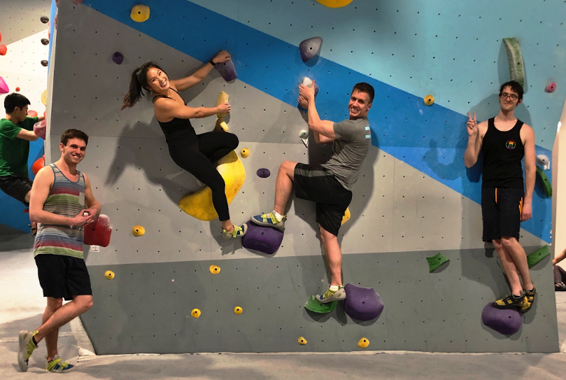GoHealthLocal's tweet photo. Some of our best team meetings happen on the rock climbing wall! #TeamGoHealth https://t.co/0GMuvRwVgn