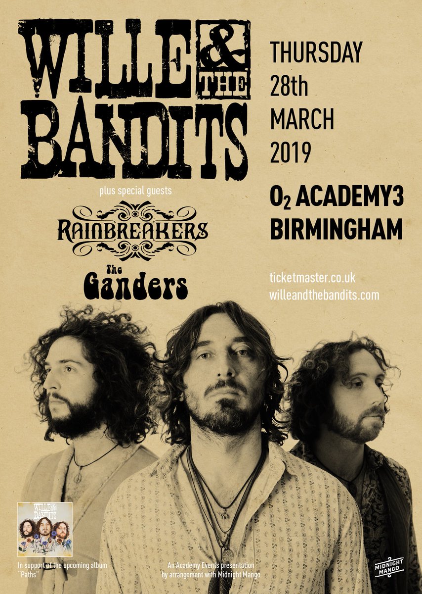 First one of the year 😉 Get on board for this monster of a show! #bluesrock #brum #Birmingham