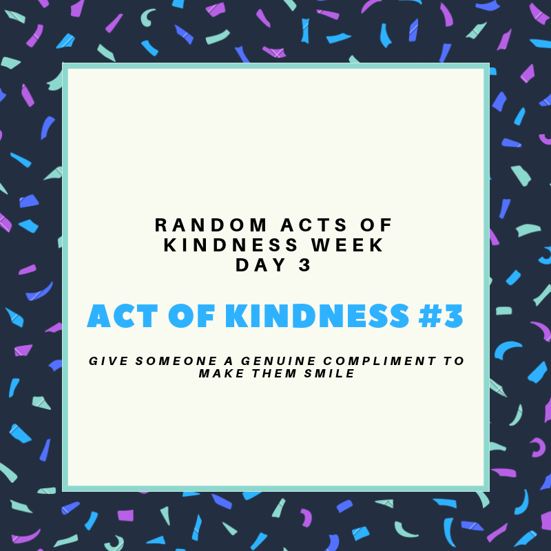 MHANassau's tweet photo. On Day 3 of Random Acts of Kindness Week, get creative to find small methods to really make a difference and also to make somebody smile! #rak #rak2019 #randomactsofkindness2019 #randomactsofkindness #randomactsofkindnessweek #randomactsofkindnessweek2019 #happiness #kindness https://t.co/TUlDu0gtsd