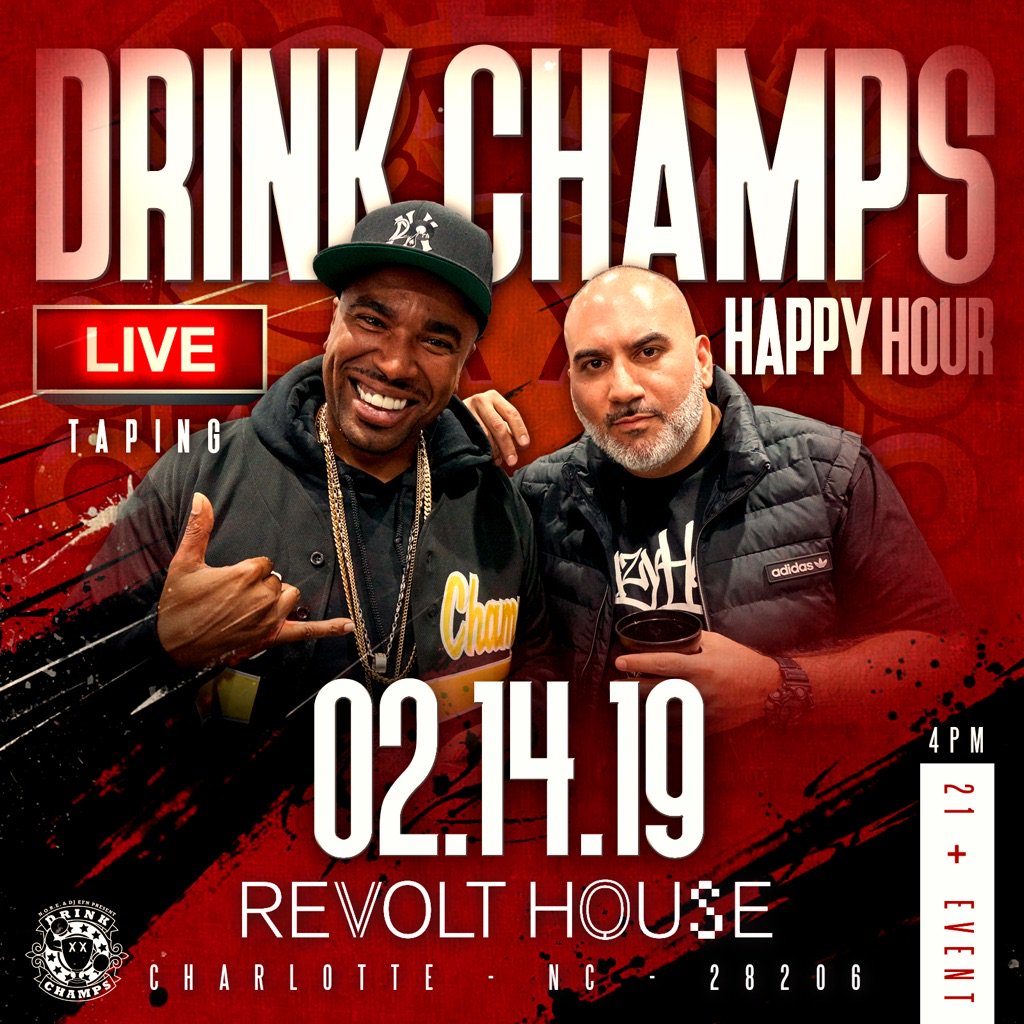 NC tomorrow we’re live! #drinkchamps x #NBAallstar 🏆