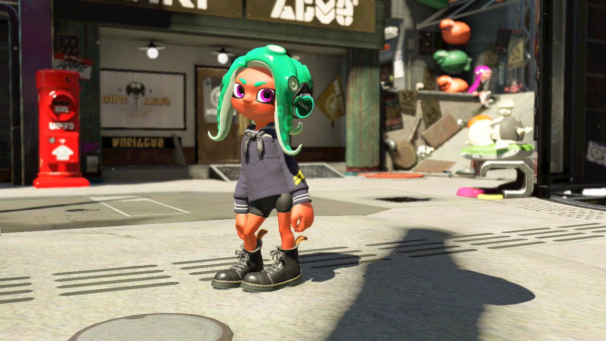 せな בטוויטר 広場で見かけたイカしたあのコ Vol 19 ふみとしさん H2 Fumitoshi 褐色のパブロ ヒューガール 可愛いイカセーラー ブルーにあえて辛めのクツをチョイス エンペラフックhdpも組み合わせれば ステージを駆け回る活発さが垣間見えるイカした