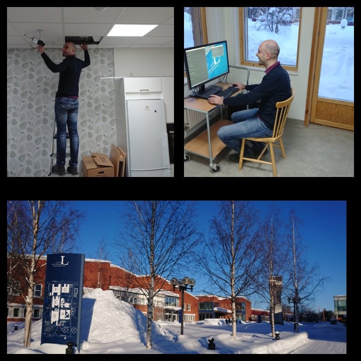 Finishing setting up the new H2Al  <a href="/LTUniv/">Luleå tekniska universitet</a> during <a href="/acrossing_itn/">ACROSSING Research</a> secondment.