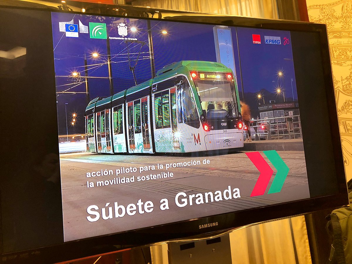 subeteagranada's tweet photo. Hoy se han presentado en @aytogr los resultados de la Acción Piloto @subeteagranada para el fomento del transporte público en #Granada y su #ÁreaMetropolitana. Poco a poco iremos desgranando las conclusiones más importantes ¡Gracias a todos los que habéis participado en ella! 👏 https://t.co/ORcPR40ZIR