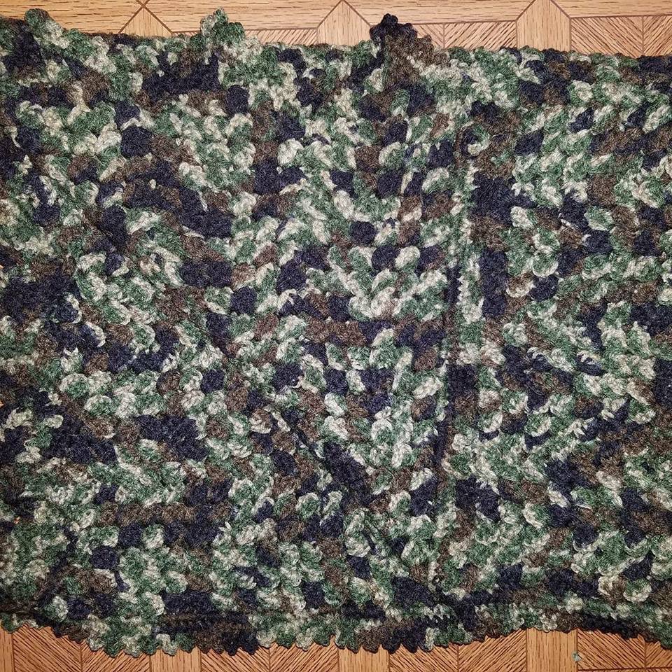 sassybrenn's tweet photo. Dog 🐕 blanket for a special hunting dog. #crochet #handmade #dogblanket #dogshunt https://t.co/SNoF1hGjYX