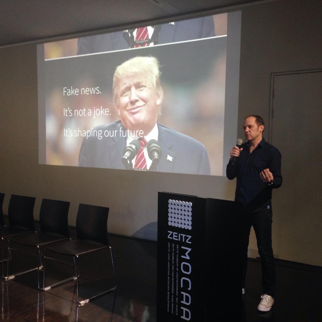 freespaceevents's tweet photo. @guyhatton reminding us that fake news is not a joke, it is a serious concern that is shaping our future
#freespace #freespaceevents https://t.co/VrijlOgxgX