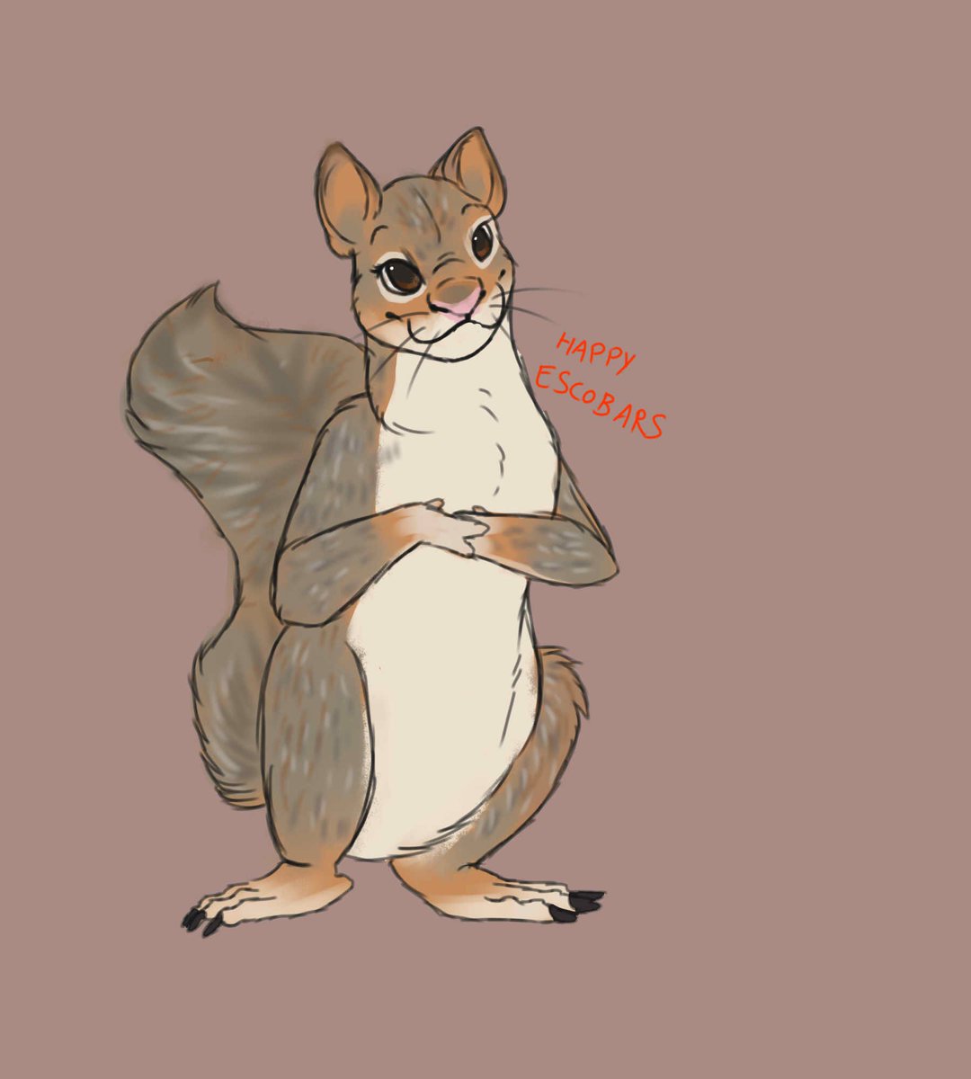 ShilohVoodoo's tweet photo. Art of my babygirl Nomys, her first colored art.  Noms adores it!!+ https://t.co/Jjfg9Ze86s