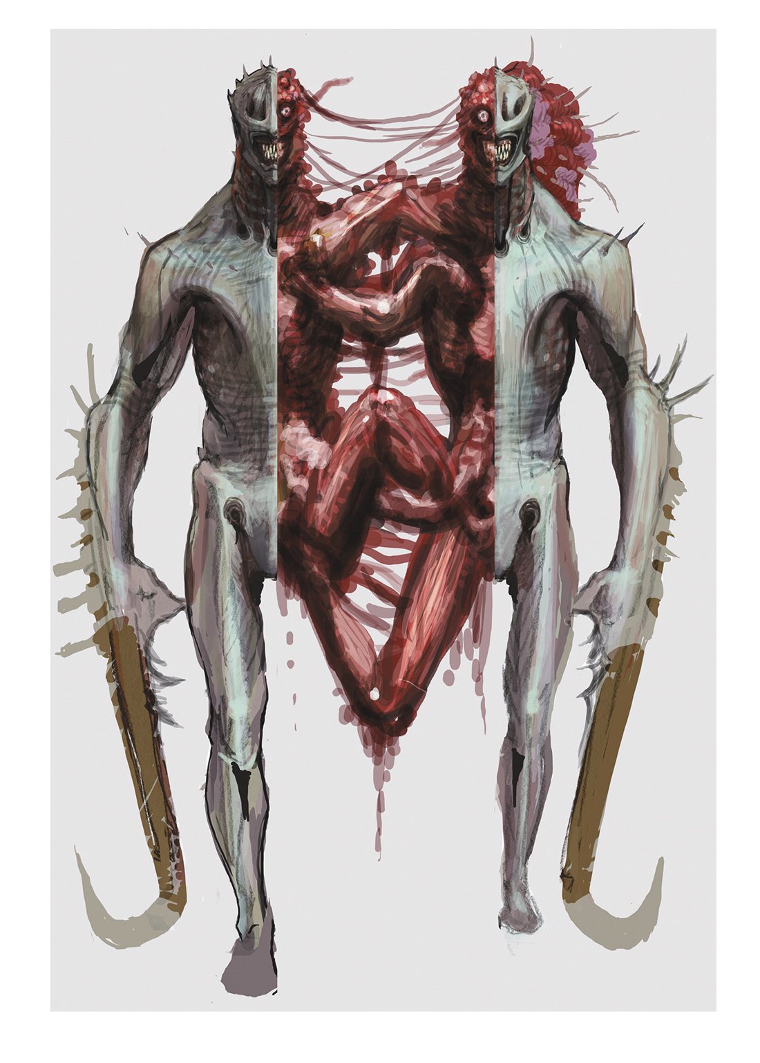 Adam Zmarz Enemy Concept Art From Resident Evil Revelations Tpiotd Residentevil Capcom Revelations Monsters Creature Tabyss Virus Mutation Chilling Horror Umbrella Seacreature Art Conceptart Videogames Gaming Disturbing